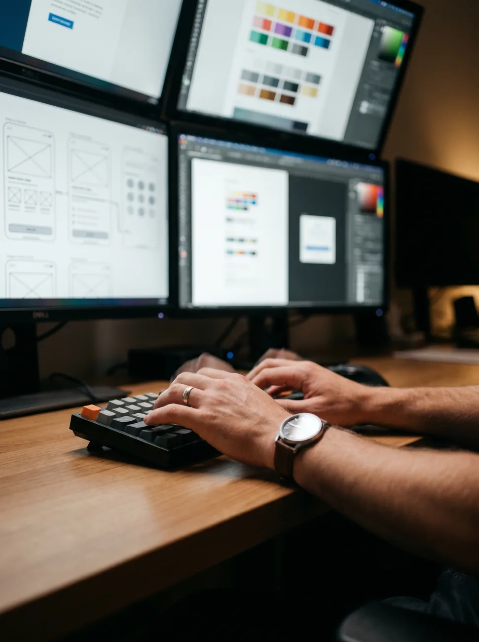 Designer at work