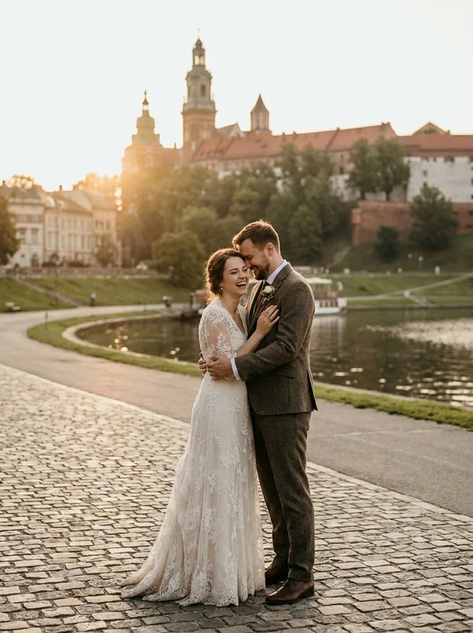 Wedding couple Krakow